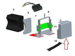 REGAL RAPTOR Daytona 125 Akü Montaj Kapağı