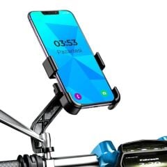 Nukrotech GKN53 Ayna Dibi Bağlantılı Motosiklet Telefon Tutucu