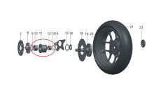 REGAL RAPTOR Pılder 125 Arka Dişli Göbeği komple