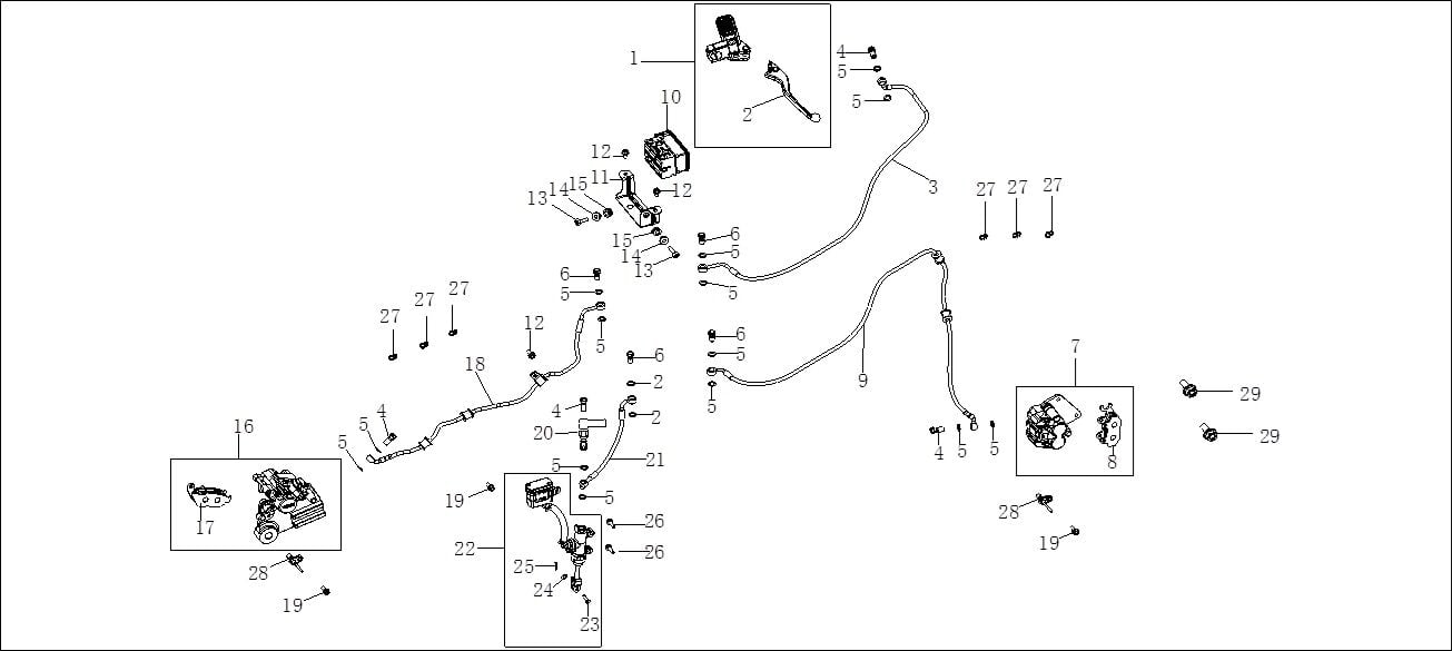 VOGE R125 HİDROLİK POMPA HORTUMU