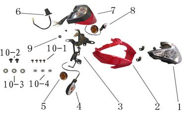 YUKİ FORZA 100-170 FAR BRAKETİ