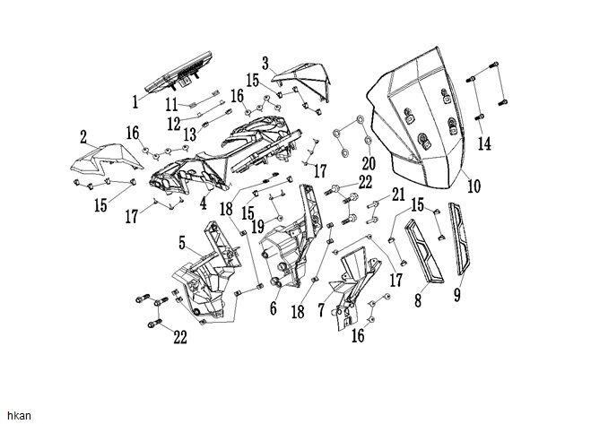 YUKİ DEFENDER 125 KM GRENAJ SOL