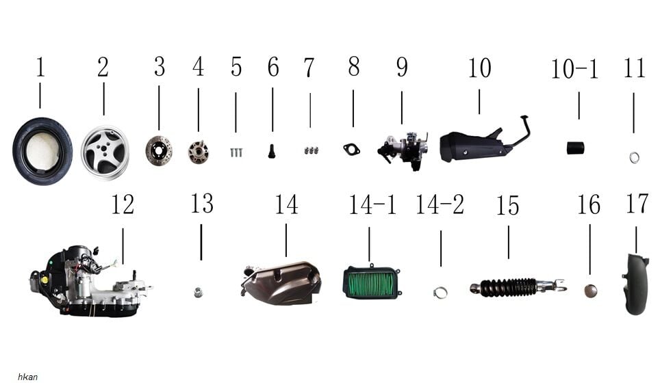 YUKİ CRYPTO 125 ARKA FREN DİSKİ