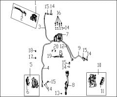 VOGE 300DS HİDROLİK HORTUM 2