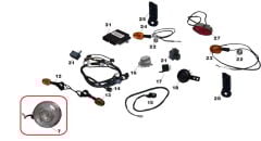 REGAL RAPTOR Daytona 125 Far