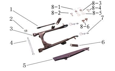 YUKİ FORZA 100-170 ARKA ÇATAL