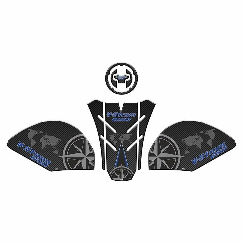 SUZUKI V-STROM 650 2021 - 2024 UYUMLU TANK PAD SET 001