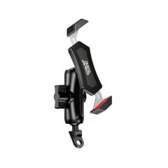 Nukrotech MLS-53 Mafsallı Ayna Bağlantılı Motosiklet Telefon Tutucu