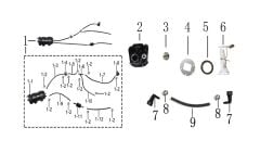 YUKİ CRYPTO 125 YAKIT BORUSU