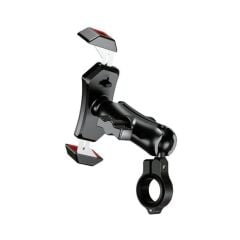 Nukrotech MLS-54 Mafsallı Gidon Bağlantılı Motosiklet Telefon Tutucu
