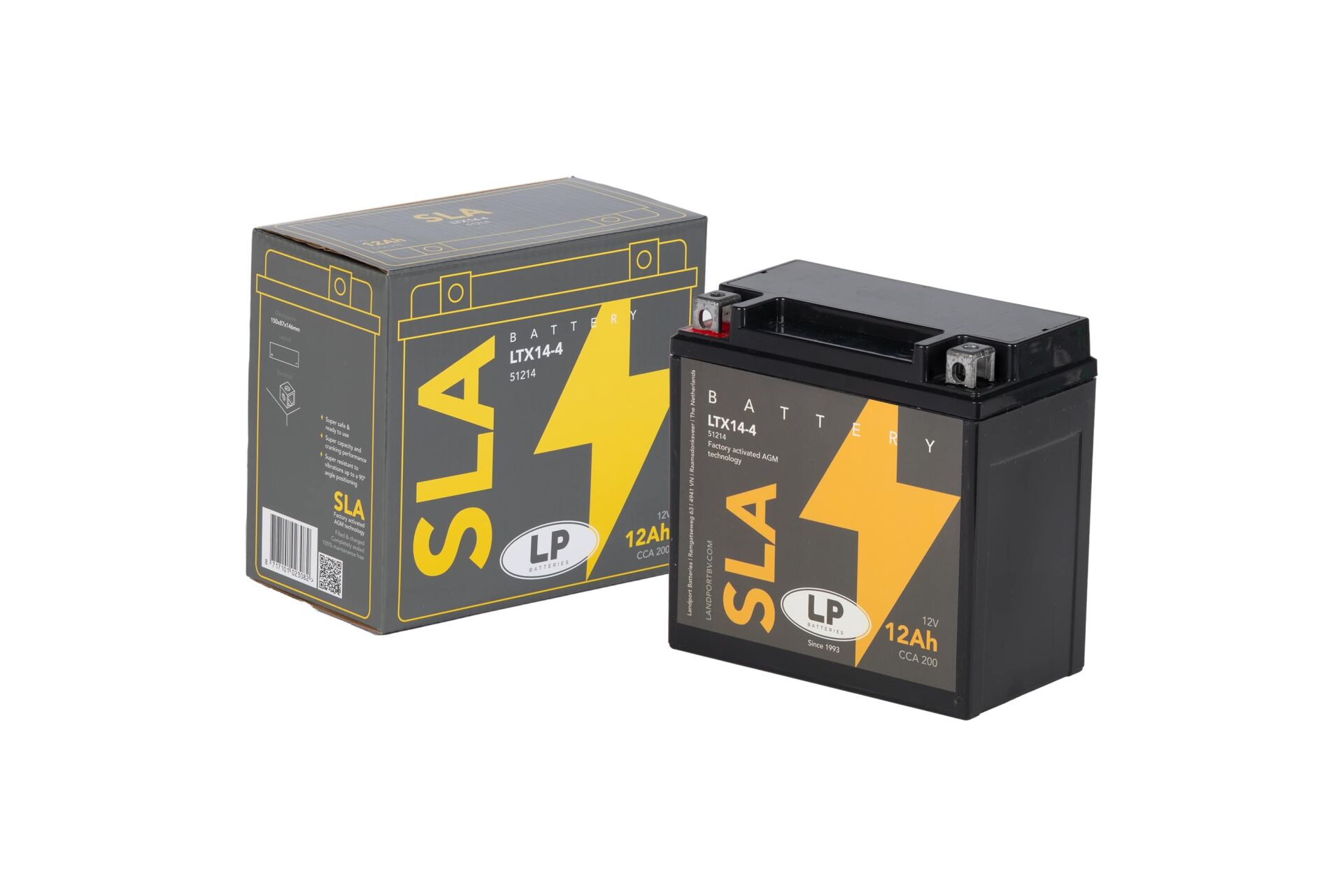 PEUGEOT METROPOLIS 400 SLA AKÜ (MB LTX14-4) / 12 A / KG: 4,1 / L:150 / W:87 / H:146 / CCA: 200