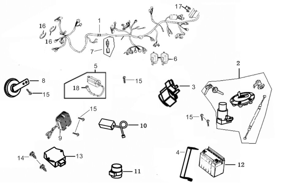 YUKİ GP-2 TARO 125 R ROLE ECU