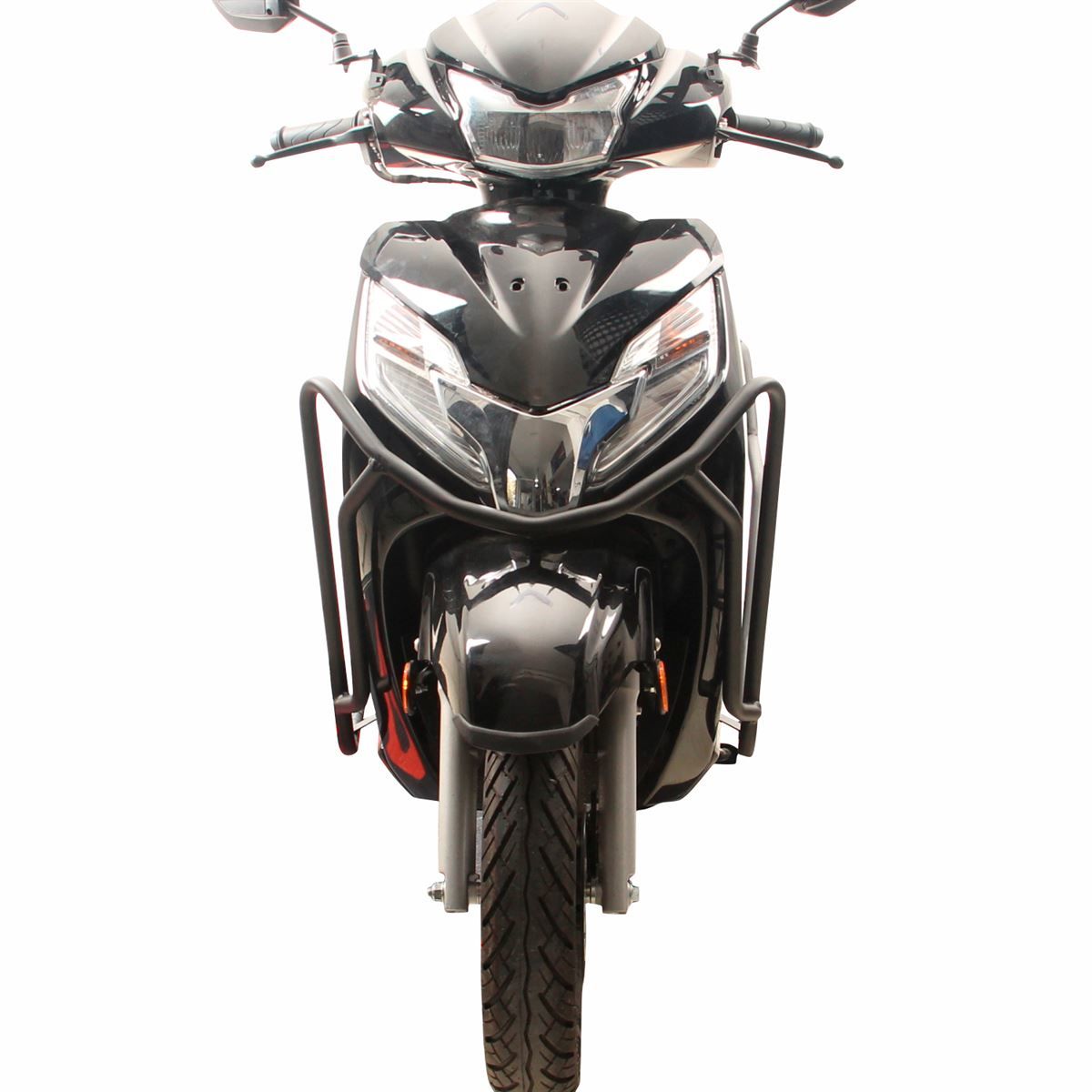 GP Kompozit Honda Activa 2023-2024 Uyumlu Motor Koruma Demiri Siyah