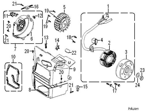 YUKİ LEGEND-RETRO MOTOR FAN KAPAĞI SET