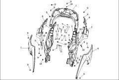 VOGE RALLY 300 İÇ DİZLİK GRENAJI SOL