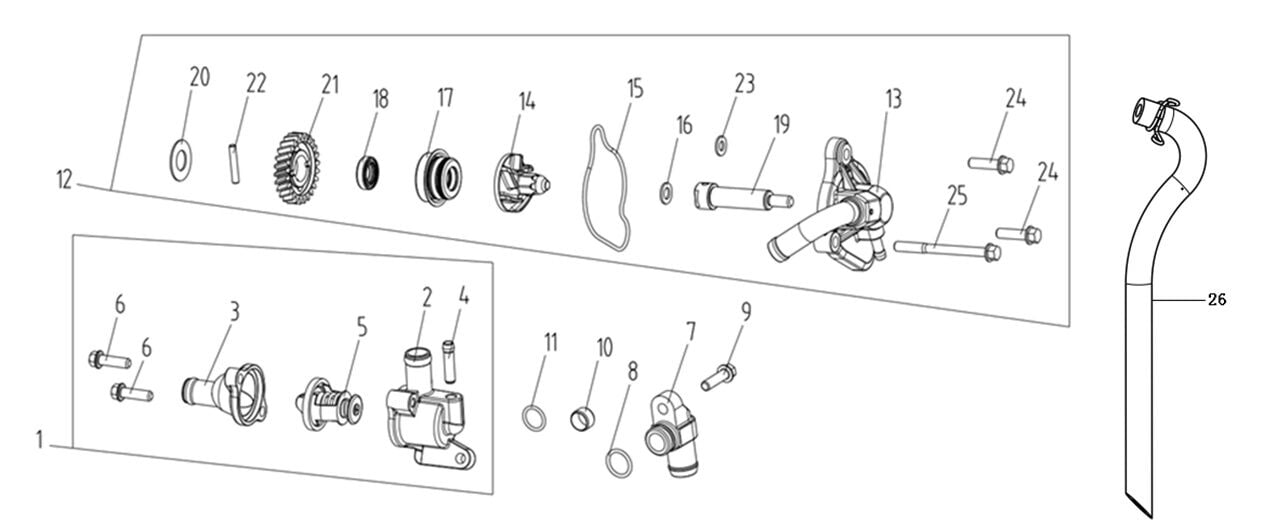 VOGE R125 EKSANTRİK GERGİ CONTASI