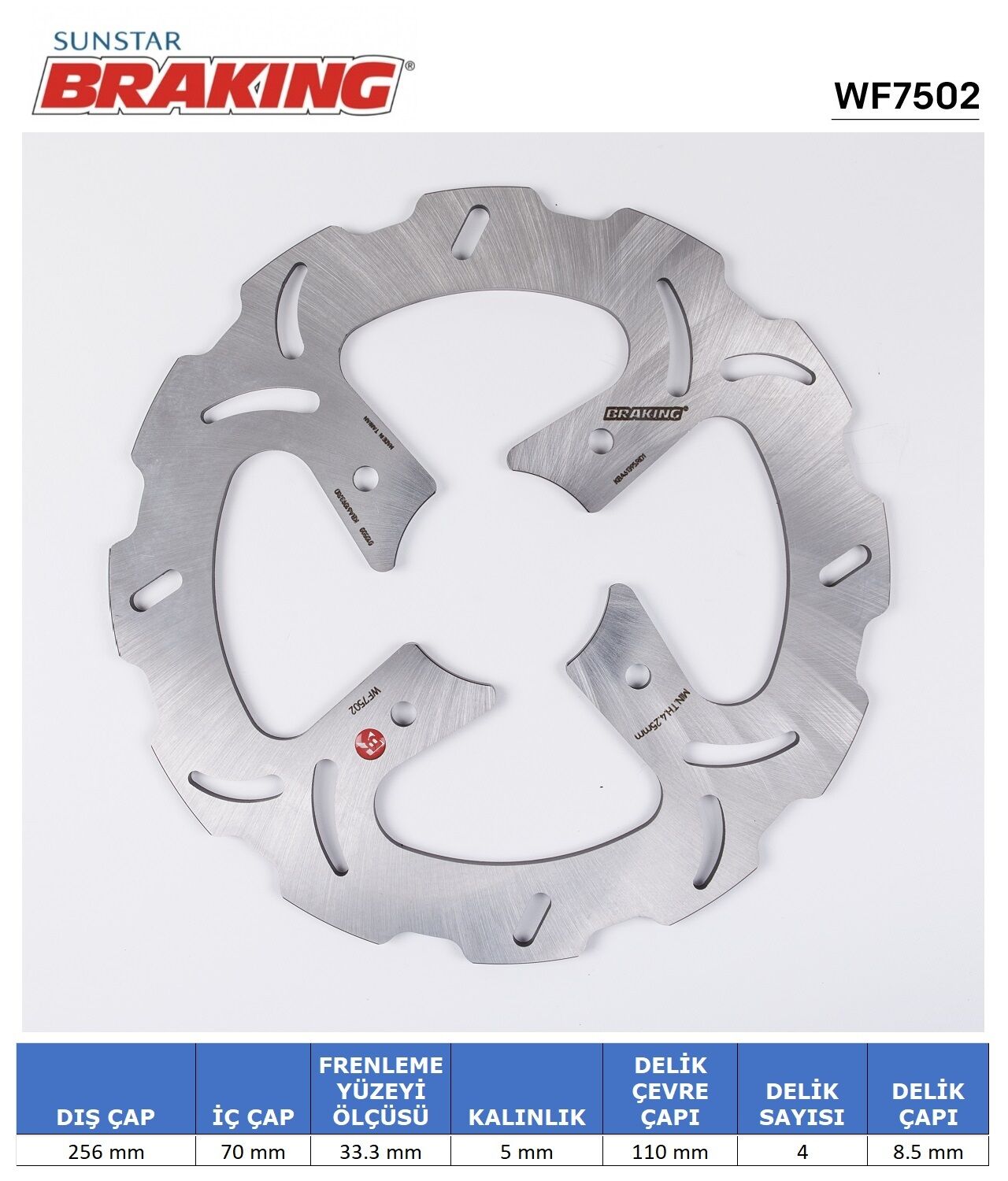 Honda Cross Runner 800 HONDA DALGALI ARKA FREN DİSKİ