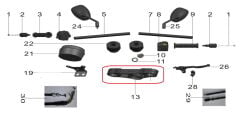 REGAL RAPTOR Pılder 125 Ön Üst Mesnet