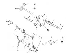 YUKİ GP-2 TARO 125 R DEBRİYAJ LEVYESİ SET