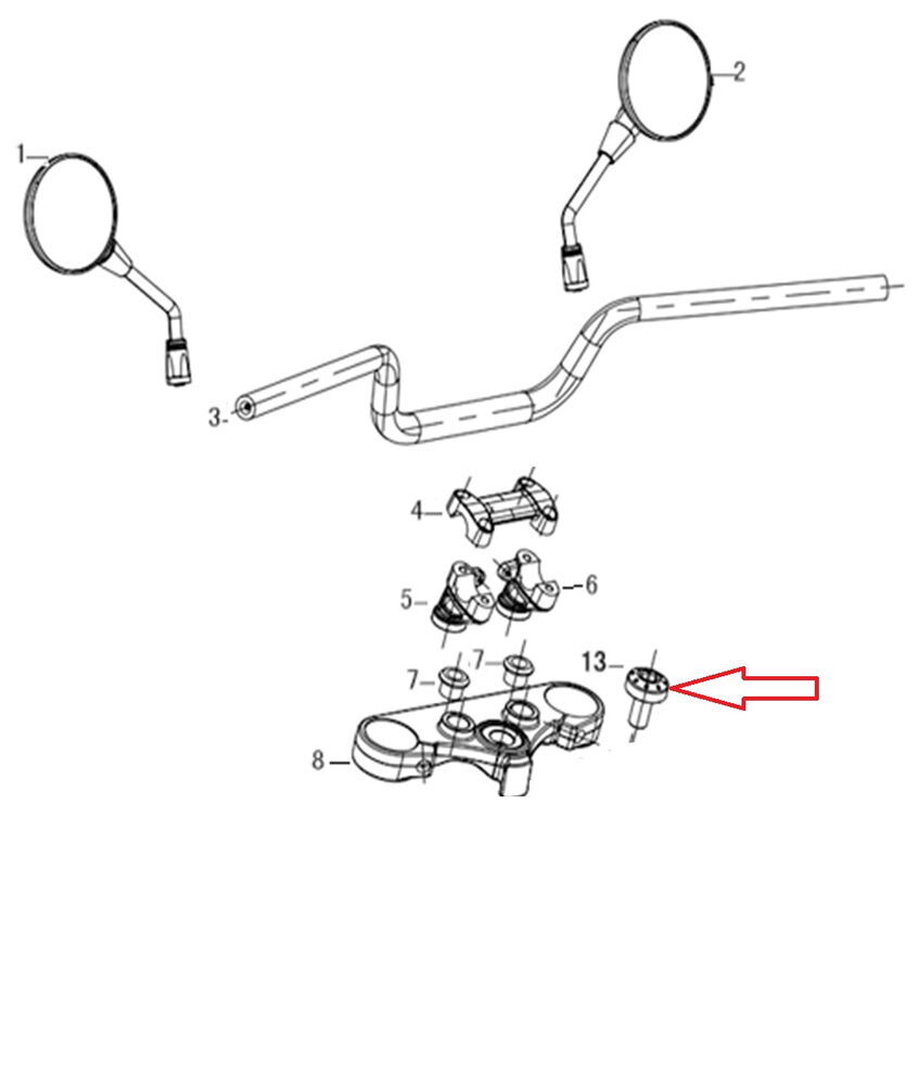 REGAL RAPTOR DY 250 Direksiyon Mil Vidası