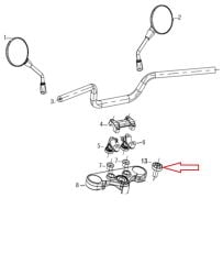 REGAL RAPTOR DY 250 Direksiyon Mil Vidası