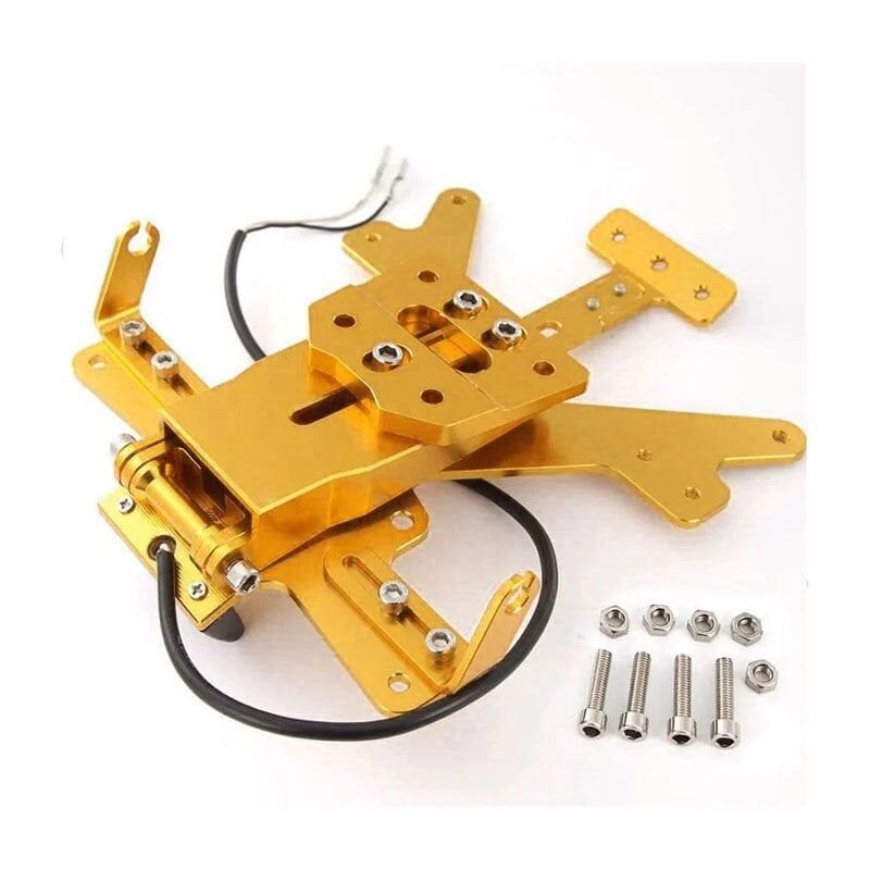 KAWASAKİ Z800 UYUMLU IŞIKLI KATLANIR PLAKA GOLD