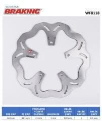 PEUGEOT SATELIS 400 PEUGEOT GEOPOLIS 250-300 / SATELIS DALGALI ÖN FREN DİSKİ