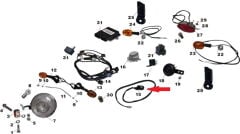 REGAL RAPTOR Daytona 125 Vites Boş Müşürü