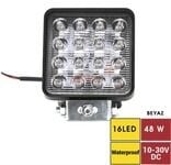 FAR KOMPLE 16 LED KARE İNCE (0577)