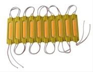 PARMAK LED DİKDÖRTGEN CAMLI TURUNCU (10 ADET) 12V