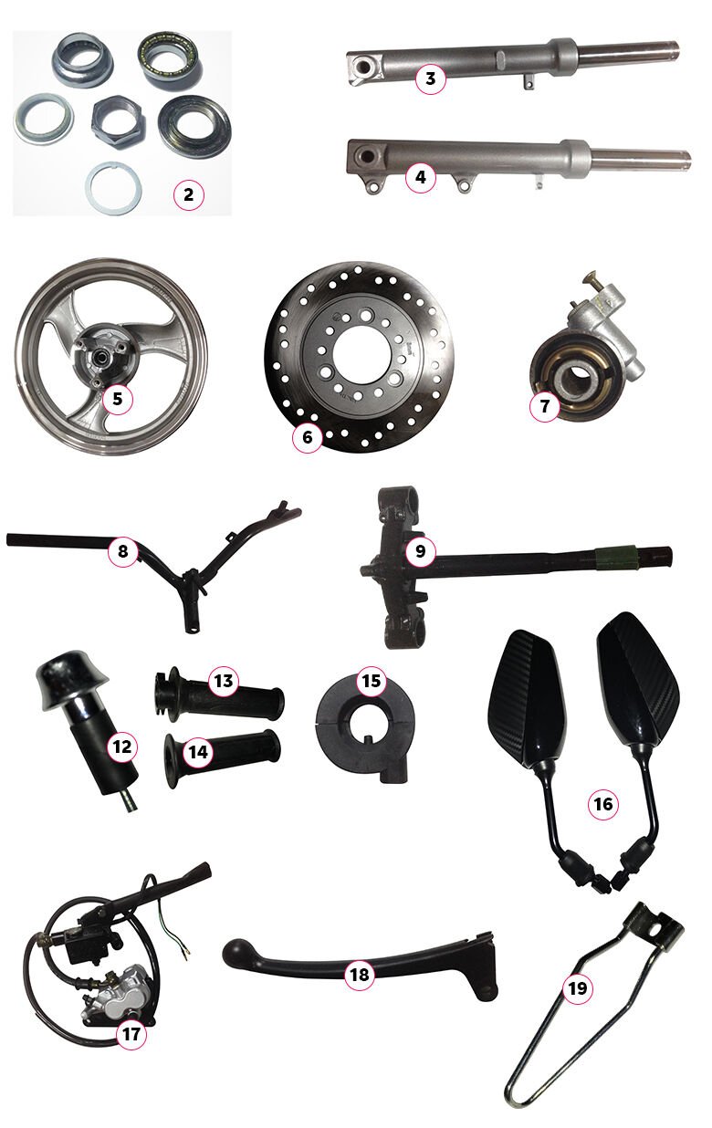 YUKİ PICASSO ÖN FREN HİDROLİK HORTUM TUTUCU