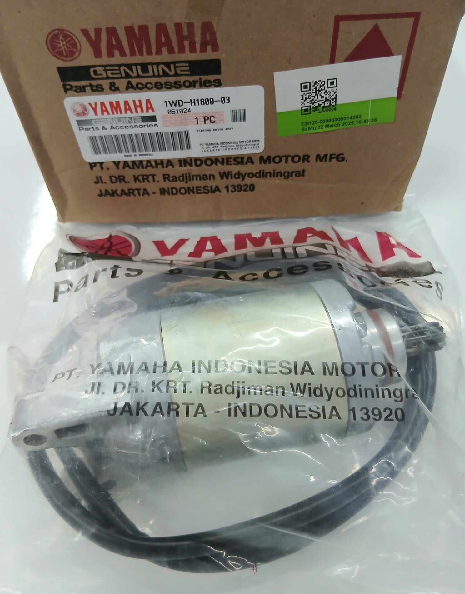 Yamaha MT25 250 MARŞ MOTORU