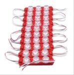 PARMAK LED YUVARLAK CAMLI KIRMIZI (10 ADET) 12V