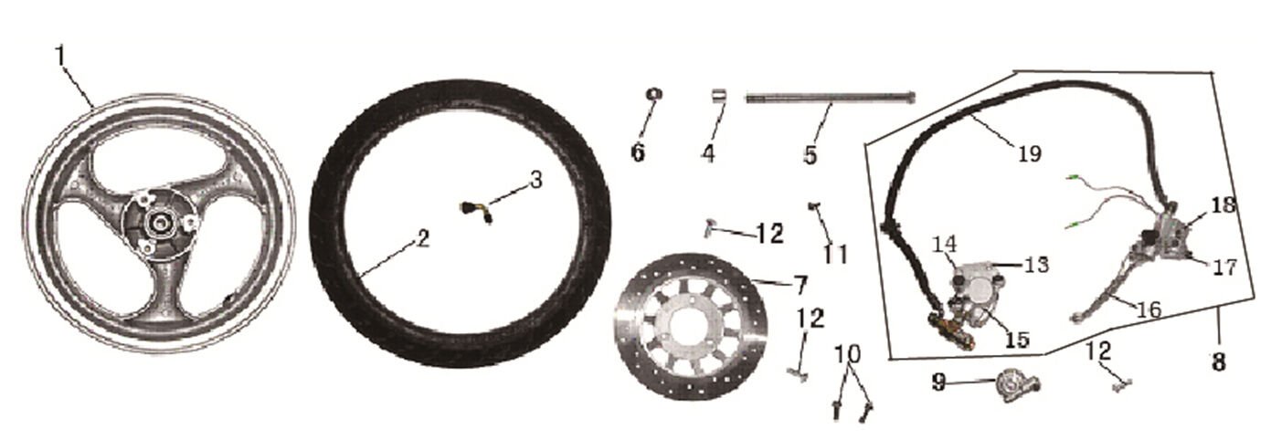 YUKİ JUMBO 3900-Z2-01-1 - JANT SİBOBU