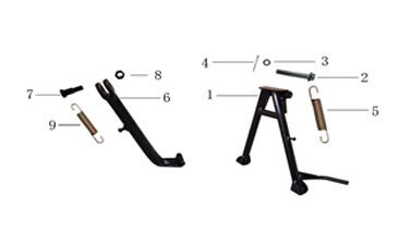 YUKİ FORZA 100-170 YAN SEHPA YAYI