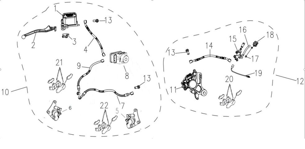 YUKİ GP-2 TARO 125 R ÖN FREN KALİPER SAĞ