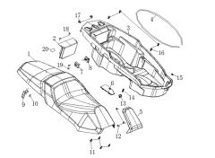 YUKİ DEFENDER 125 KOLTUK