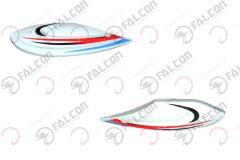 YAN KAPAK KÜÇÜK SAĞ SOL BEYAZ TAKIM-SERVİCE 1500W Falcon