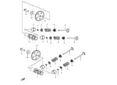YUKİ DEFENDER 125 EKSANTRİK MİLİ 1