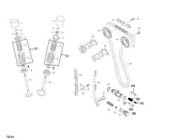 VOGE RALLY 300 EKSANTRİK GERGİSİ ÜST