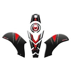 HONDA CB250R 2018 - 2023 UYUMLU Tank Pad Set 005