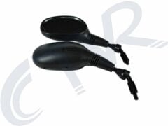 YBR 125 AYNA SİYAH 10 MM TERS DİŞ (QY-156) CTVR