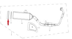 REGAL RAPTOR DY 250 Egzoz Son Susturucu Kapağı