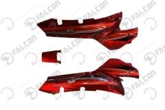 SFC SELE ALT KARENAJ SAĞ SOL TAKIM VE BİRLEŞTİRİCİ (KIRMIZI)