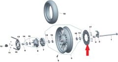 REGAL RAPTOR Daytona 250 V Arka Disk Aynası