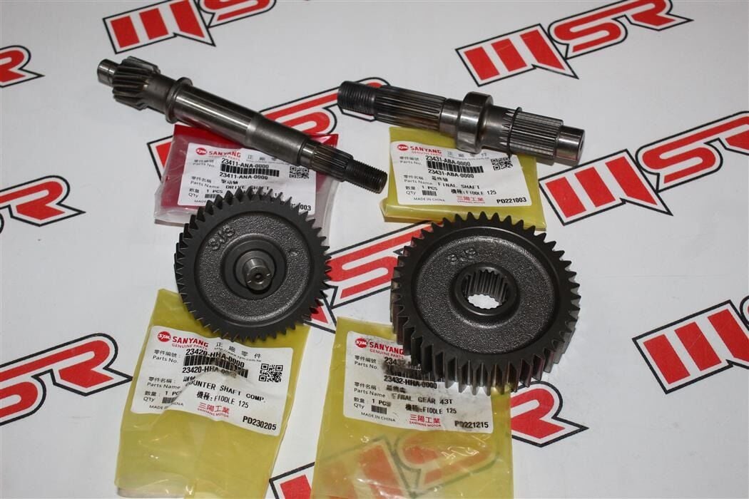 SYM FIDDLE 2 125 - ORBİT 2 125 - JET 4 125 - ALLO 125 - DİŞLİ SETİ