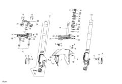 VOGE 525R GİDON BRAKET ALT