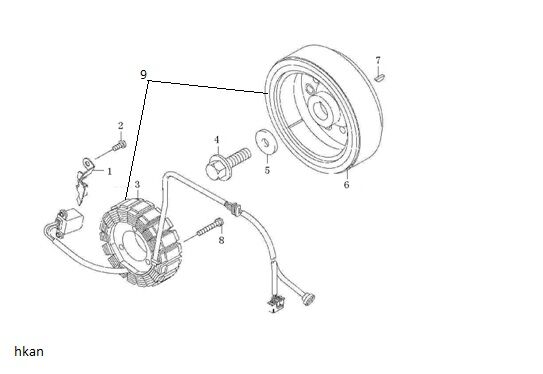 VOGE RALLY 300 STATÖR VE VOLANT SET