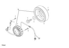 VOGE RALLY 300 STATÖR VE VOLANT SET