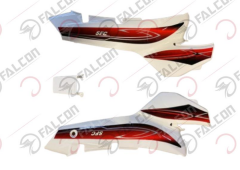 SFC SELE ALT KARENAJ SAĞ SOL TAKIM VE BİRLEŞTİRİCİ (BEYAZ)